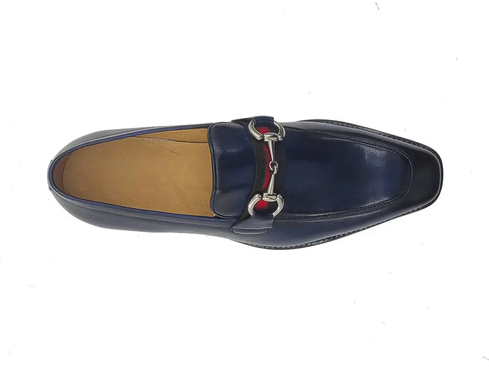 Burnished Calfskin Slip-On Loafer Carrucci