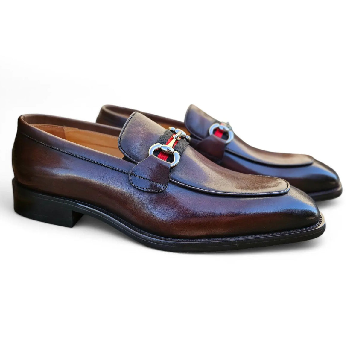 Elegant Charcoal Men\'s Slip-On Loafers Amazon.com | VOCECO Mens Leather Slip On Hiking Outdoor  main image 4