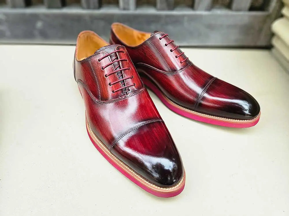 Burnished Cap Toe Oxford Carrucci