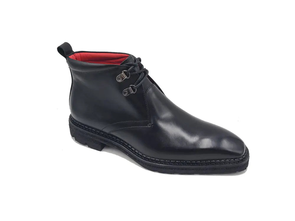 Calfskin Chukka Boot with Lug Sole Carrucci