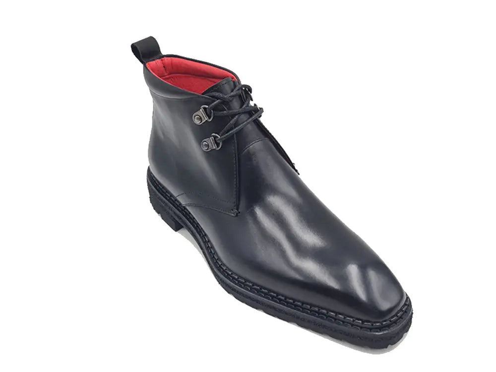 Calfskin Chukka Boot with Lug Sole Carrucci