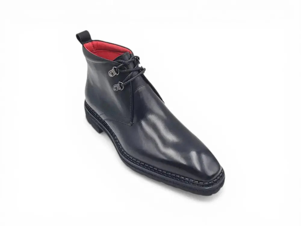 Calfskin Chukka Boot with Lug Sole Carrucci