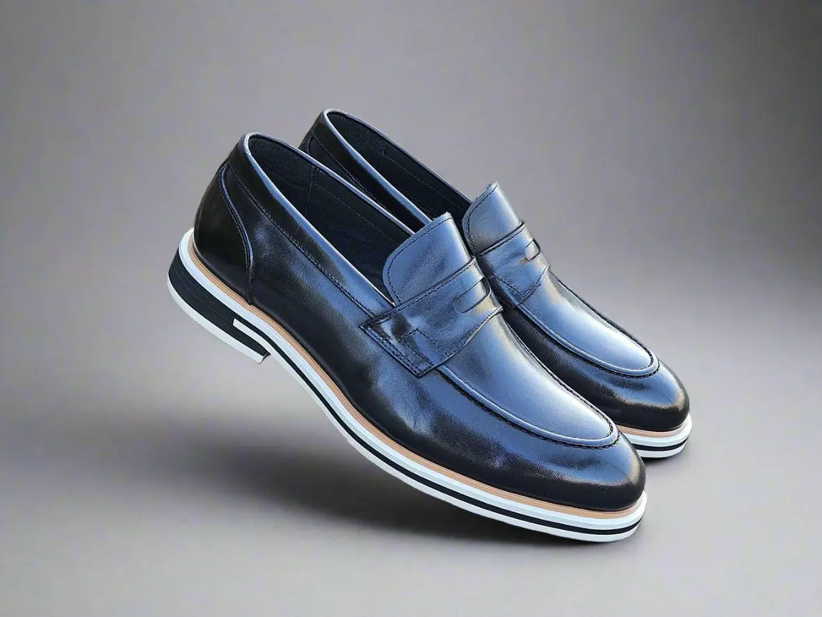 Calfskin Penny Loafer Carrucci