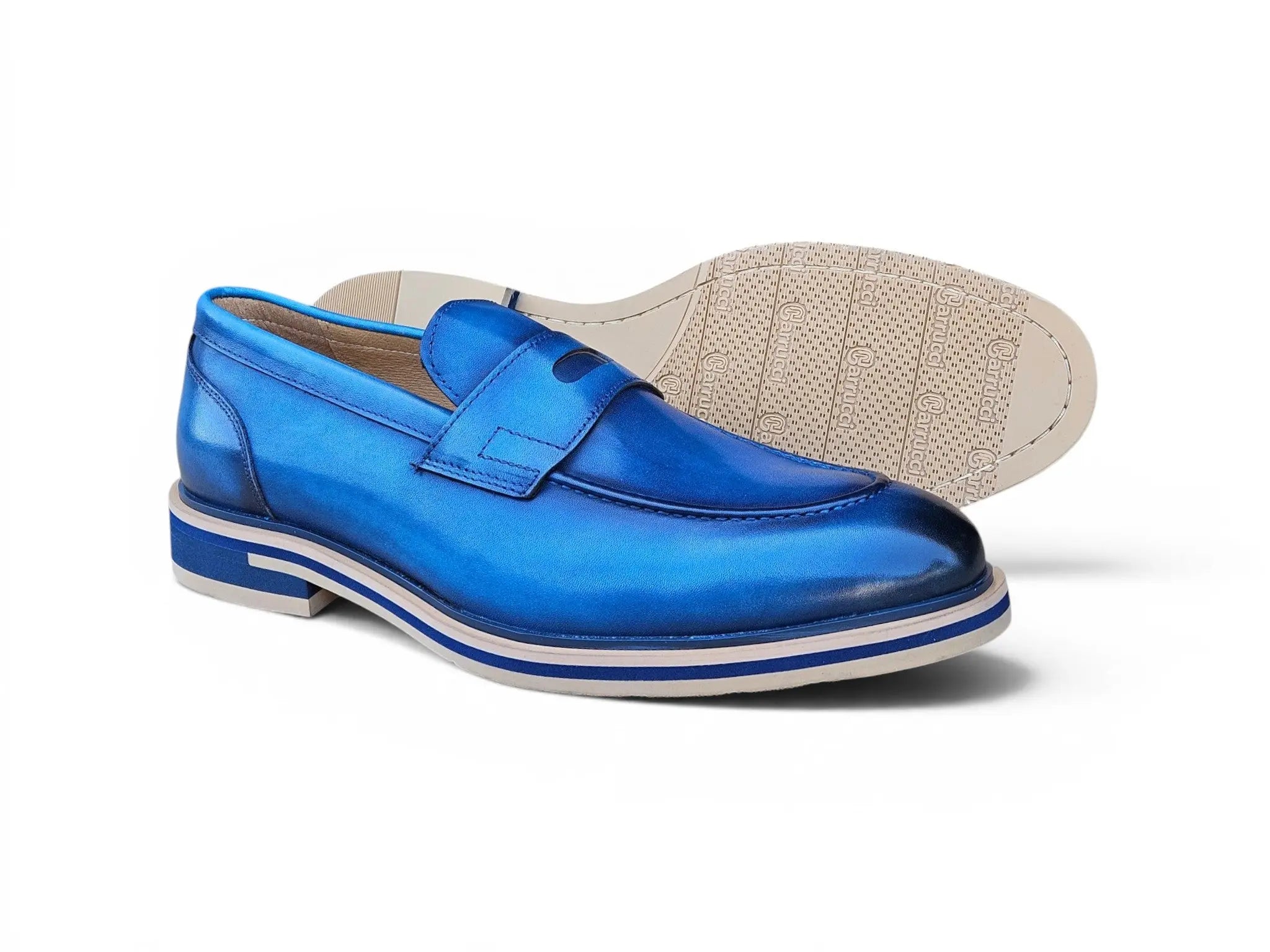 Calfskin Penny Loafer Carrucci