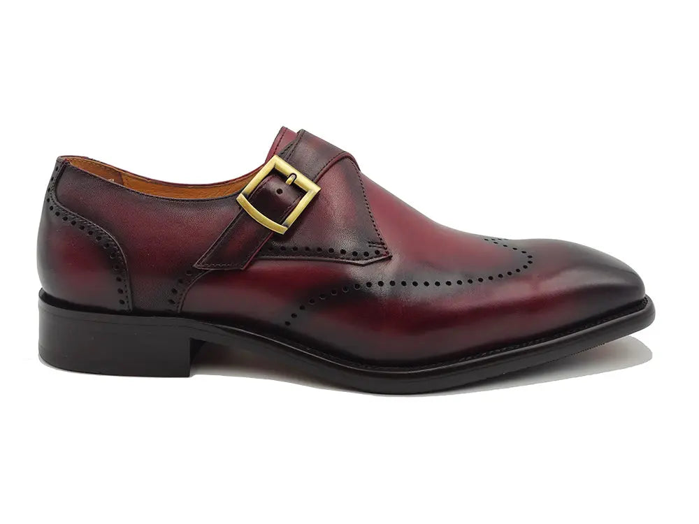 Calfskin Single Monk Loafer Carrucci