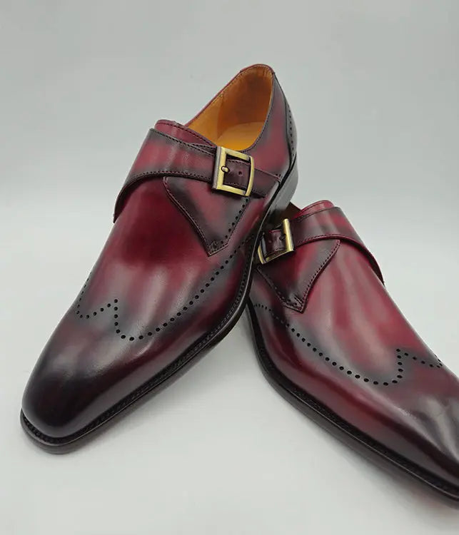 Calfskin Single Monk Loafer Carrucci