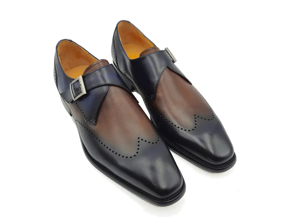 Calfskin Single Monk Loafer Carrucci