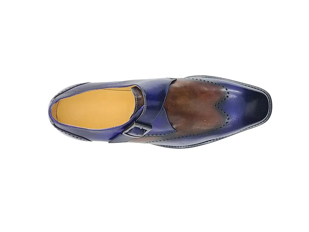 Calfskin Single Monk Loafer Carrucci