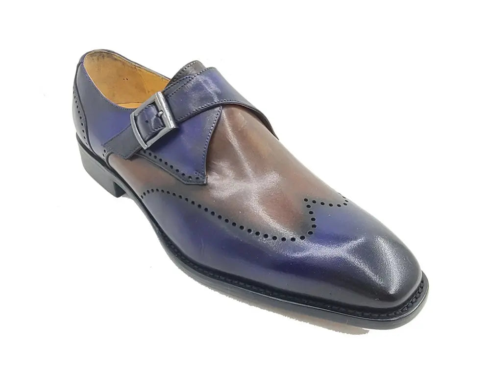 Calfskin Single Monk Loafer Carrucci