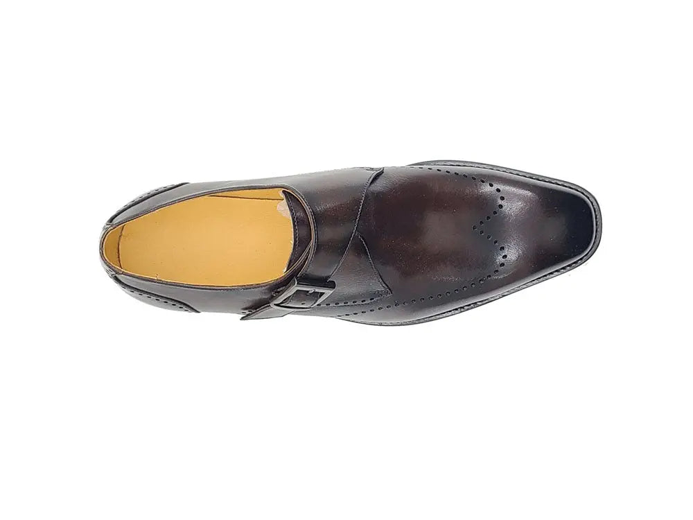 Calfskin Single Monk Loafer Carrucci