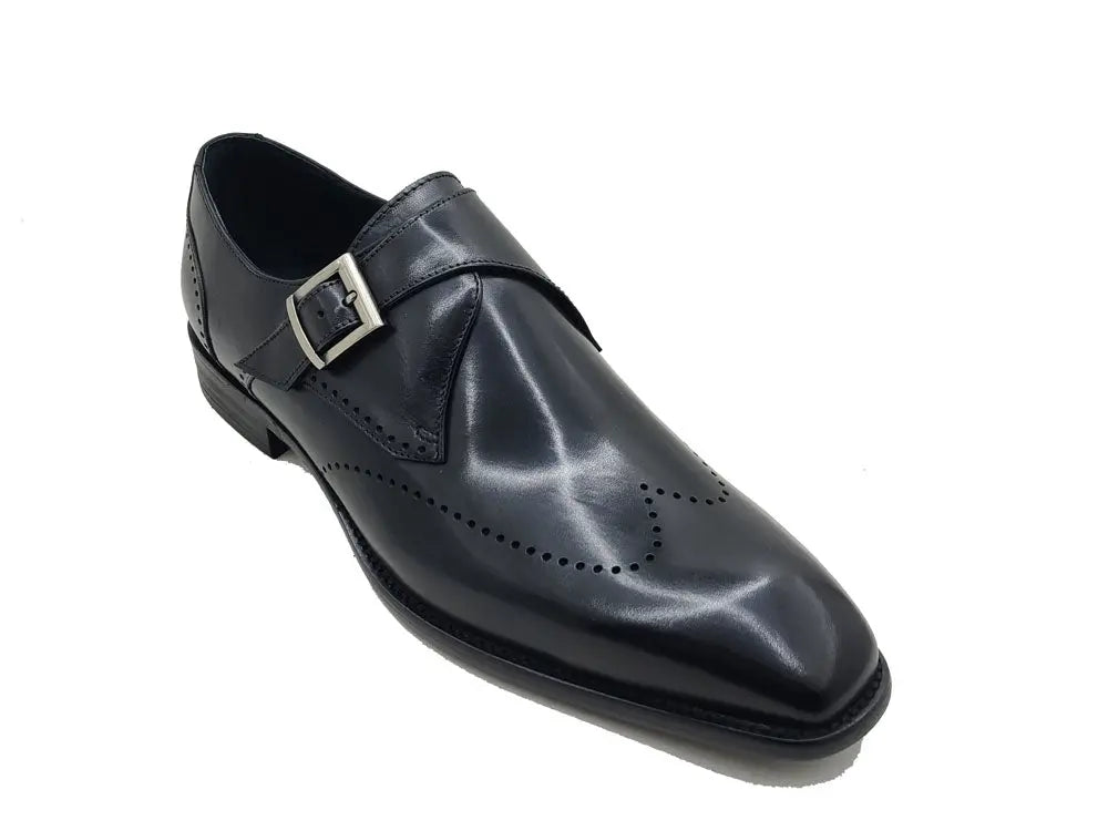 Calfskin Single Monk Loafer Carrucci