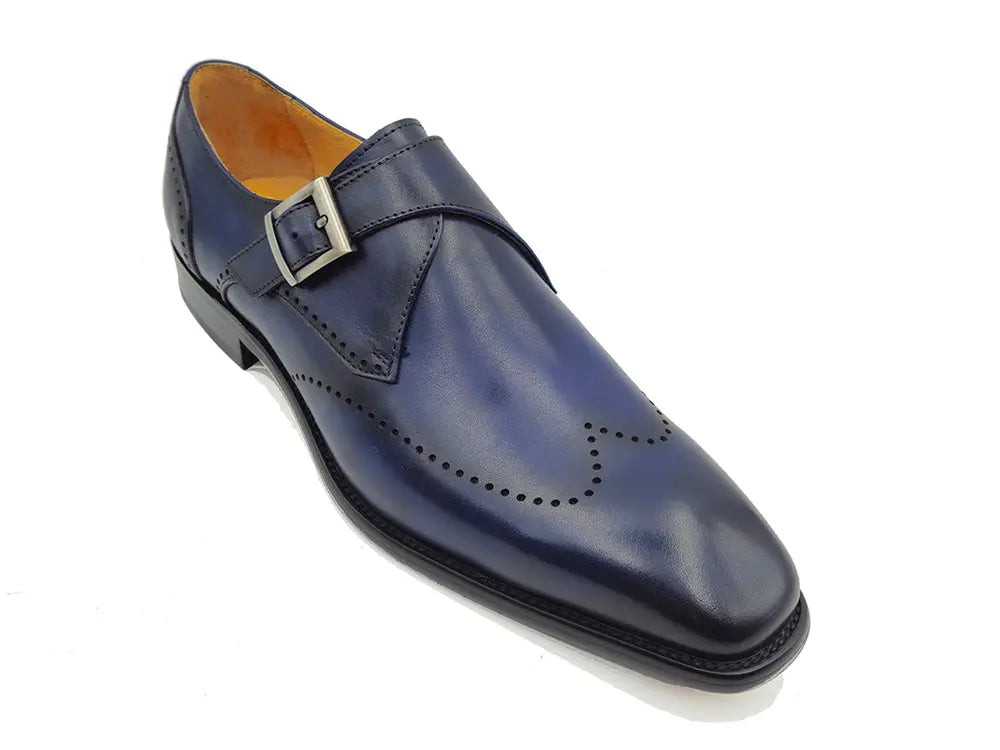 Calfskin Single Monk Loafer Carrucci