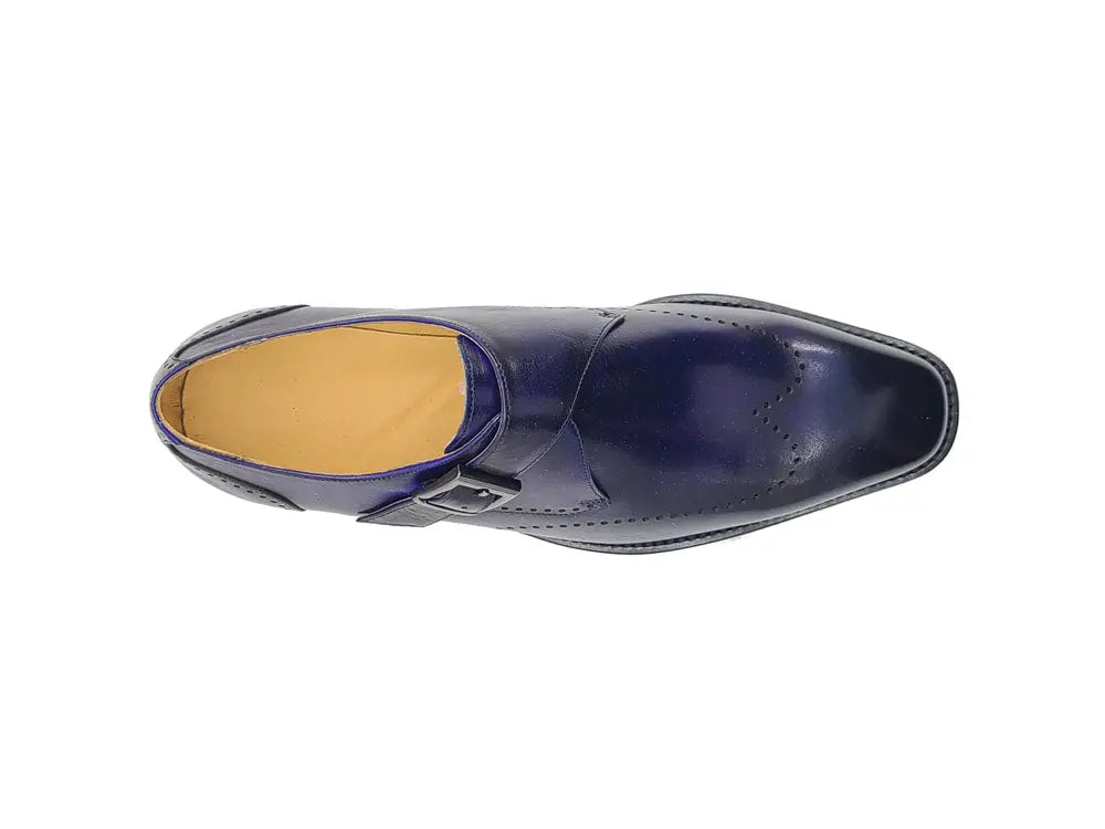 Calfskin Single Monk Loafer Carrucci