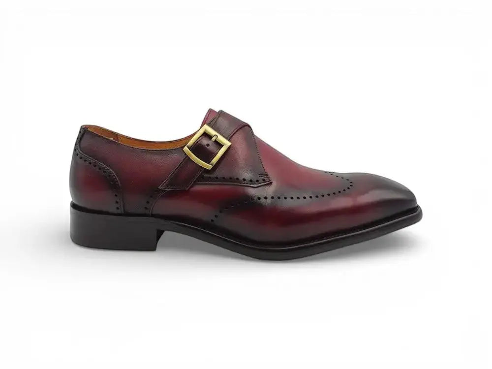 Calfskin Single Monk Loafer Carrucci