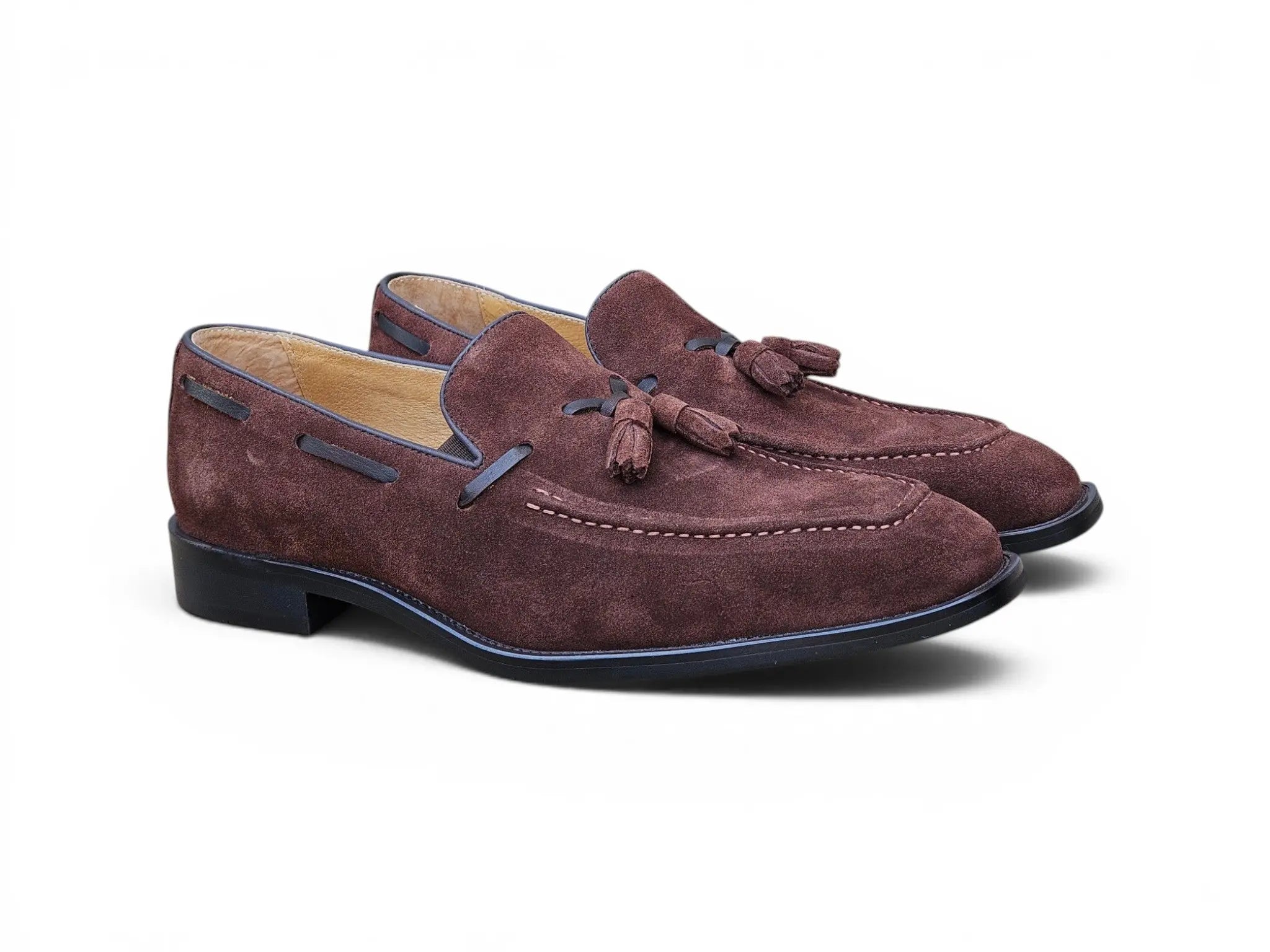 Carrucci Savoy Suede Tassel Loafer Carrucci