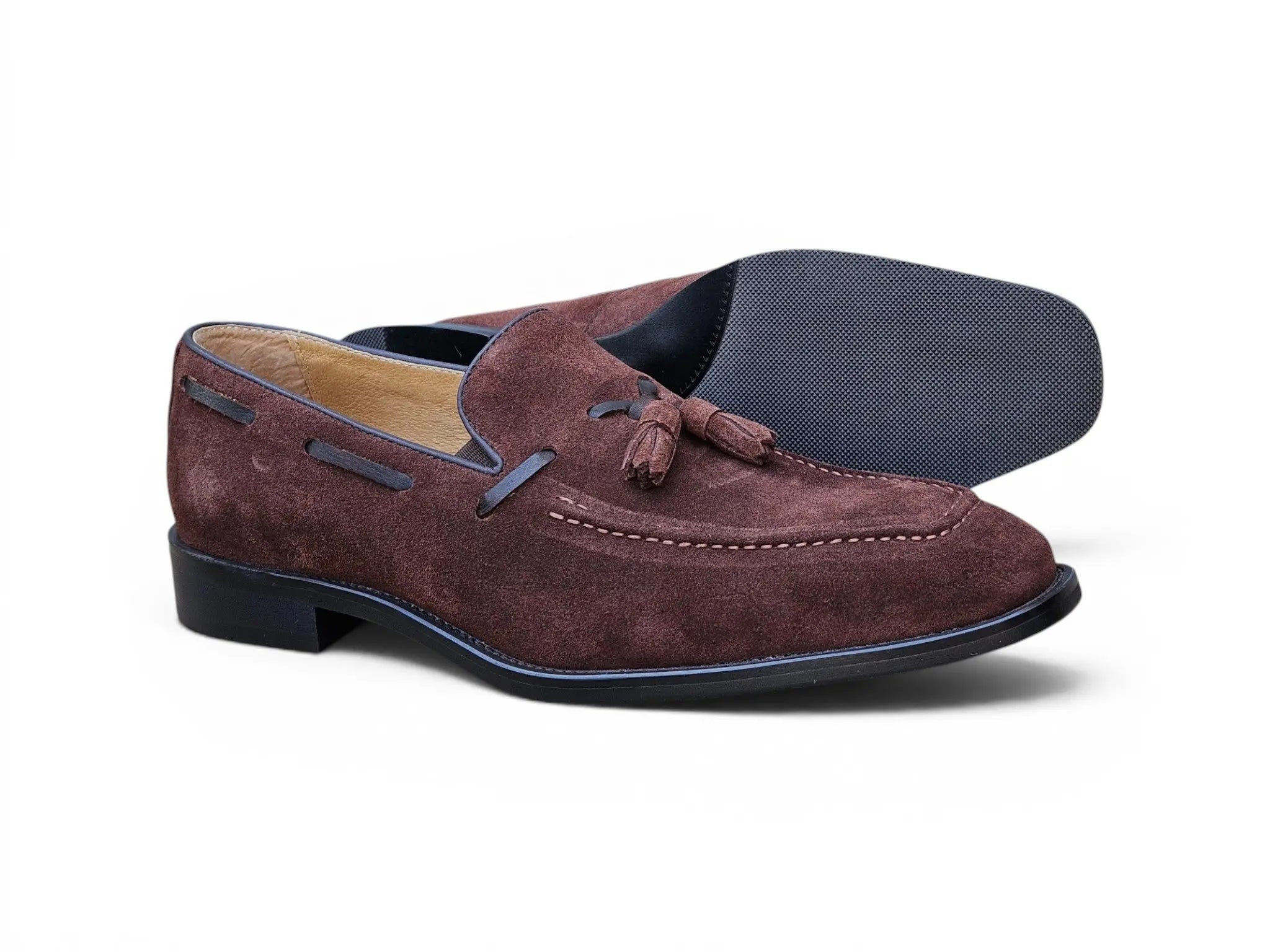 Carrucci Savoy Suede Tassel Loafer Carrucci