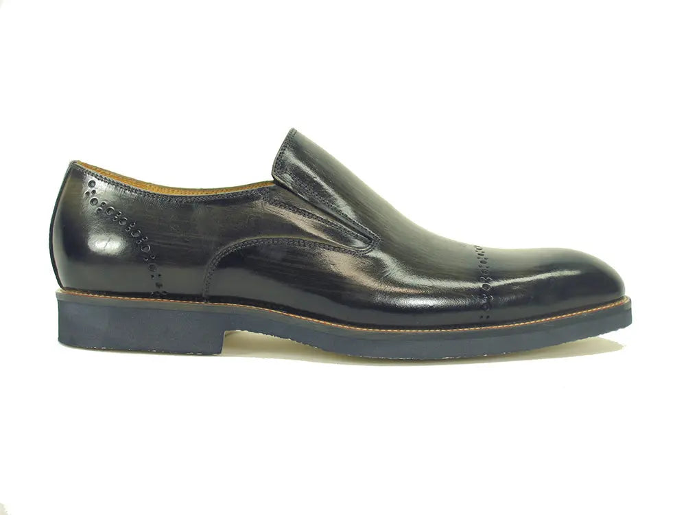 Chic Patina Finish Calfskin Slip-on Carrucci