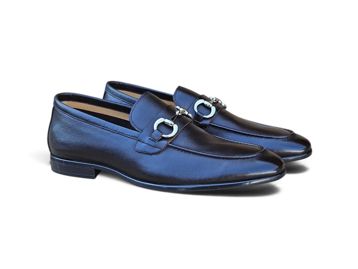 Como Men’s Leather Horsebit Loafer Carrucci