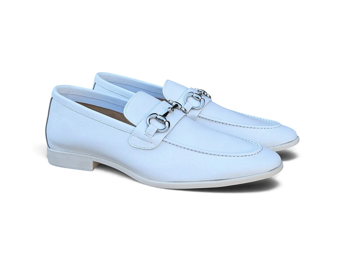Como Men’s Leather Horsebit Loafer Carrucci