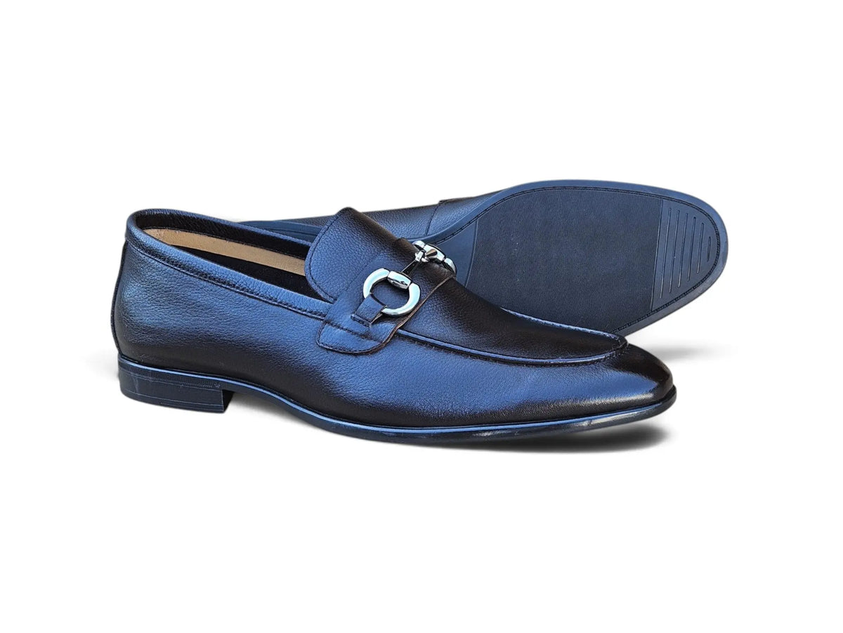 Como Men’s Leather Horsebit Loafer Carrucci