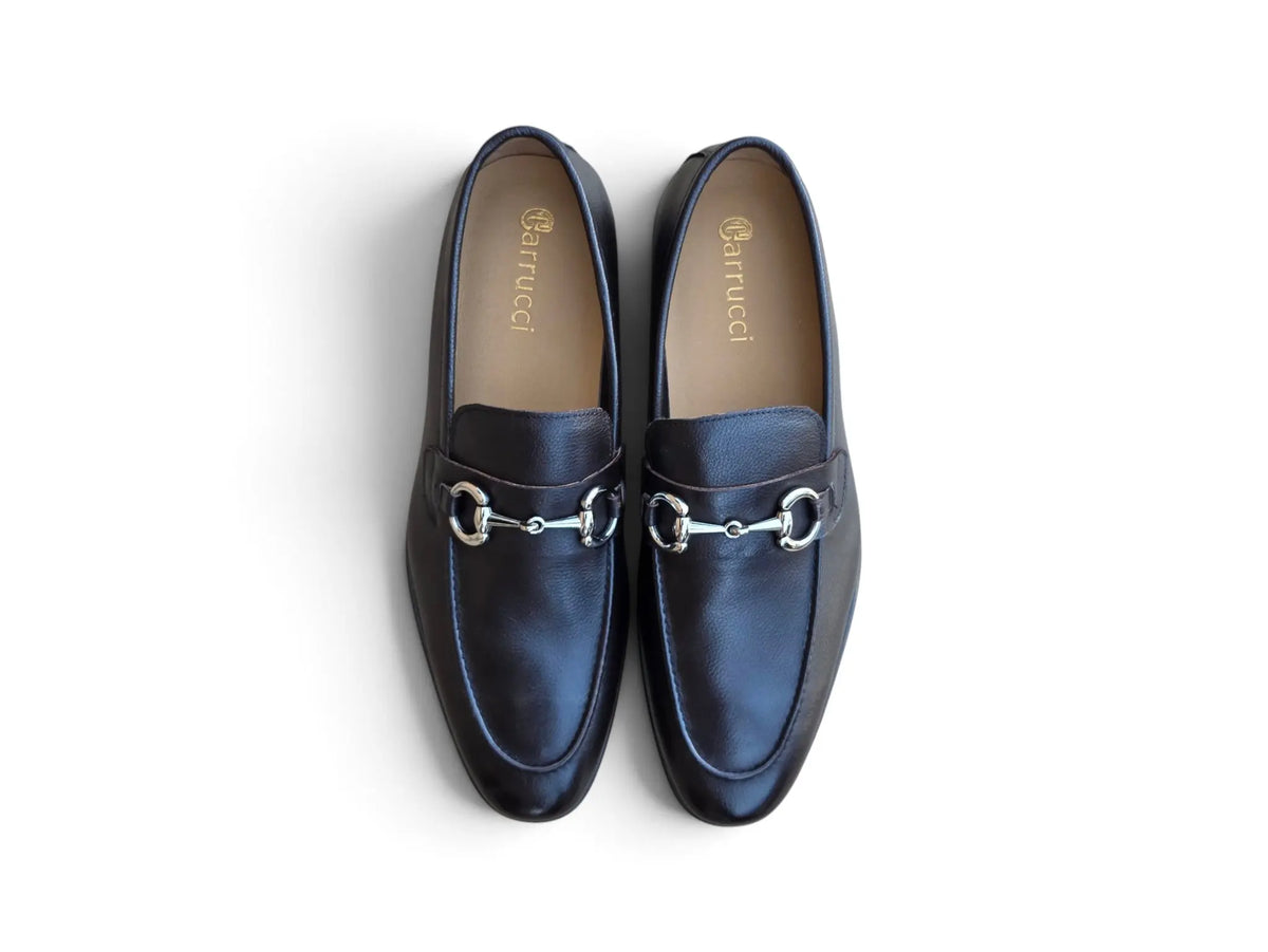 Como Men’s Leather Horsebit Loafer Carrucci