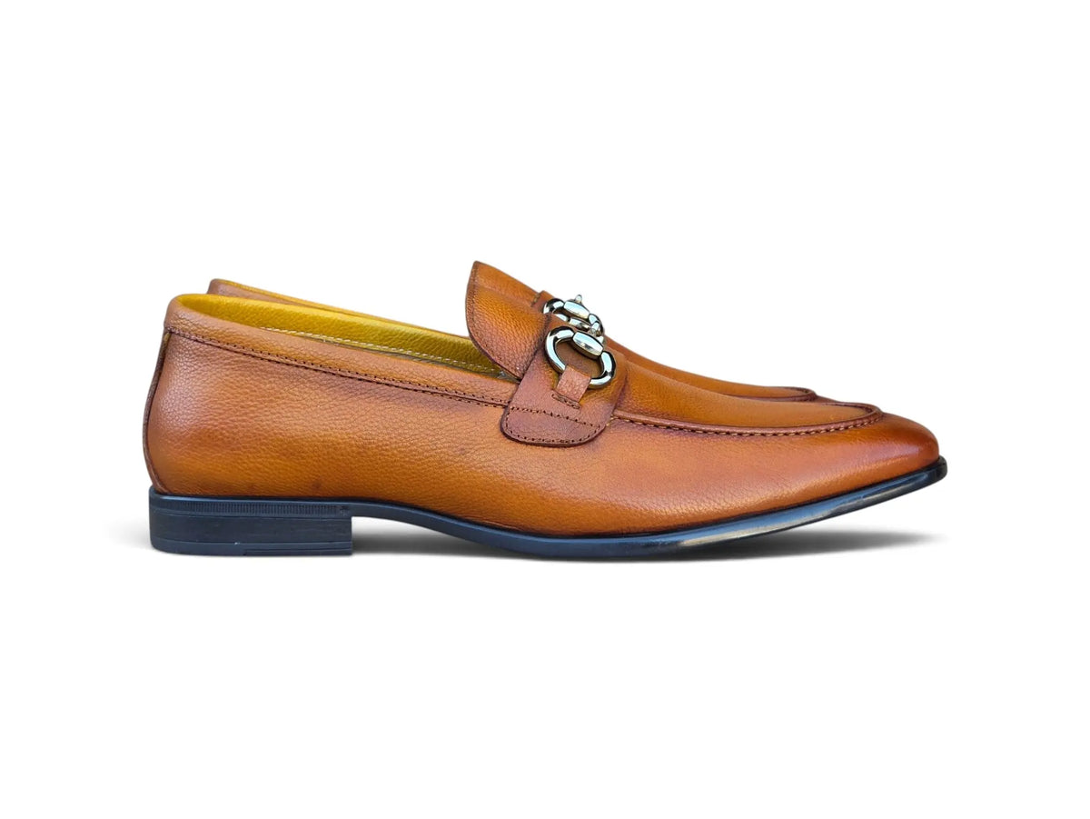Como Men’s Leather Horsebit Loafer Carrucci