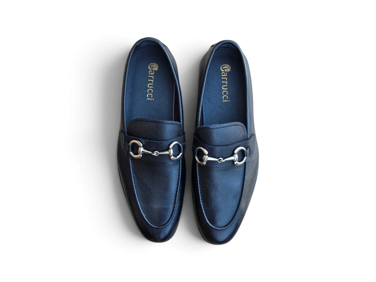 Como Men’s Leather Horsebit Loafer Carrucci
