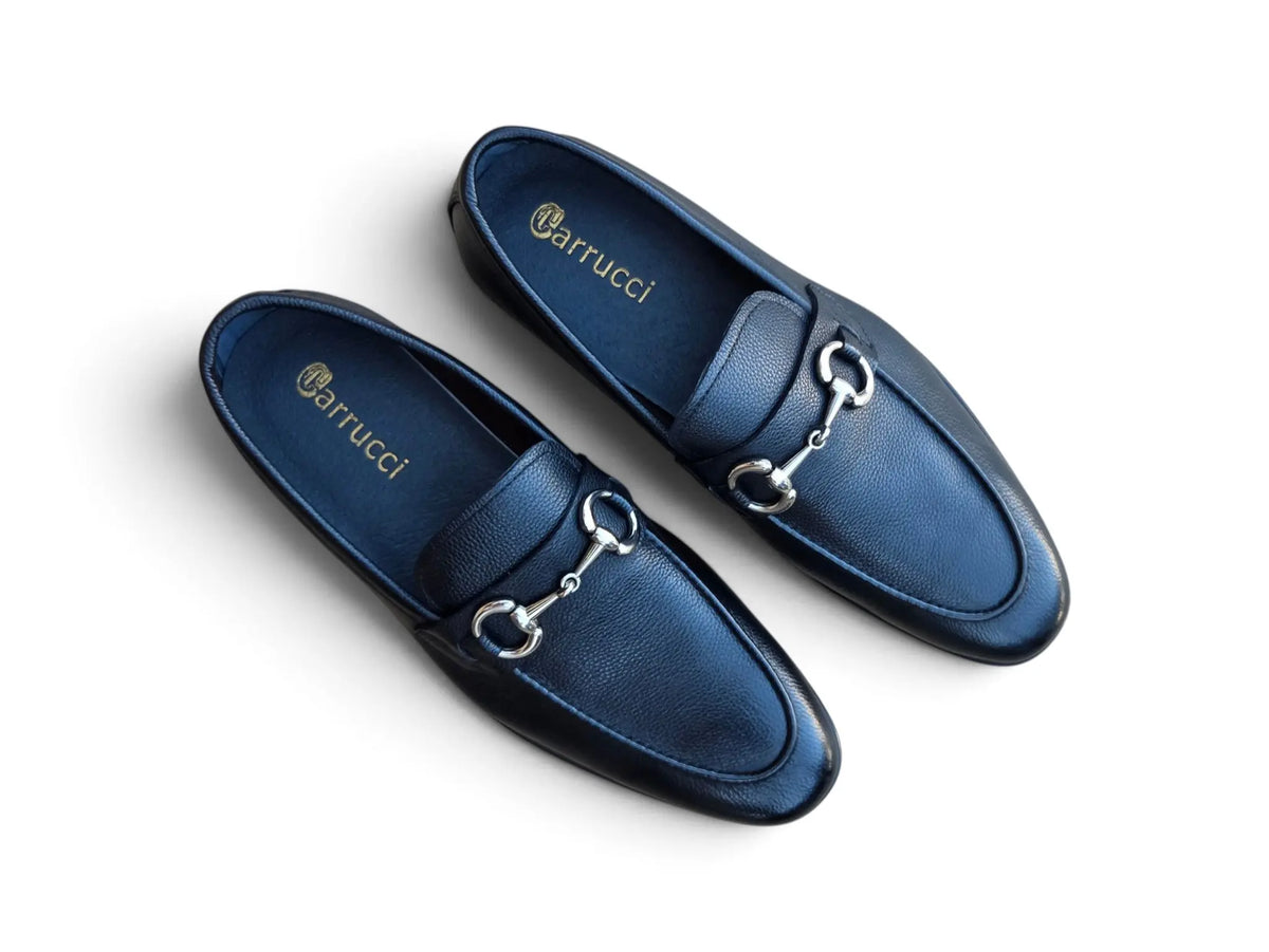 Como Men’s Leather Horsebit Loafer Carrucci