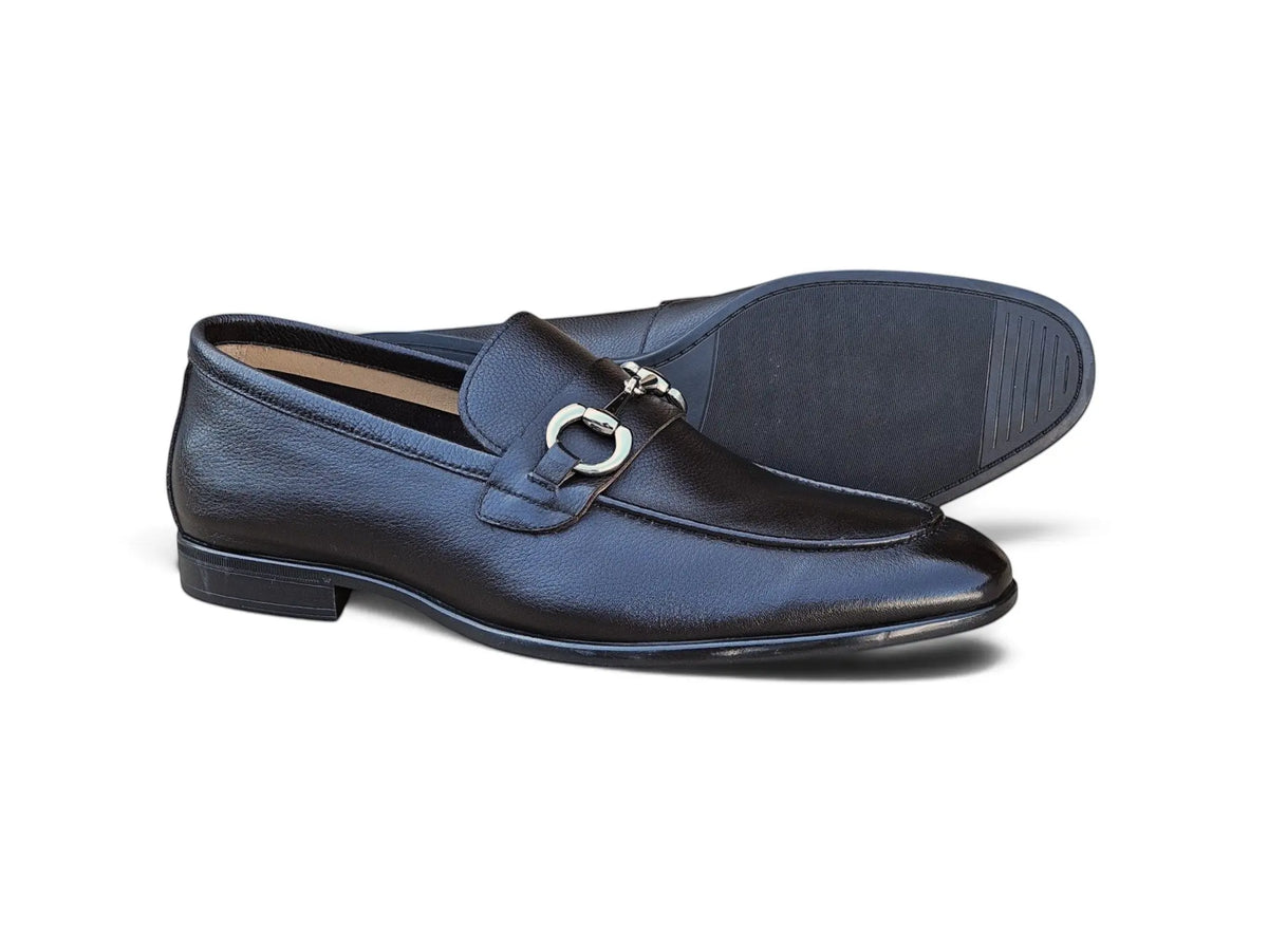 Como Men’s Leather Horsebit Loafer Carrucci