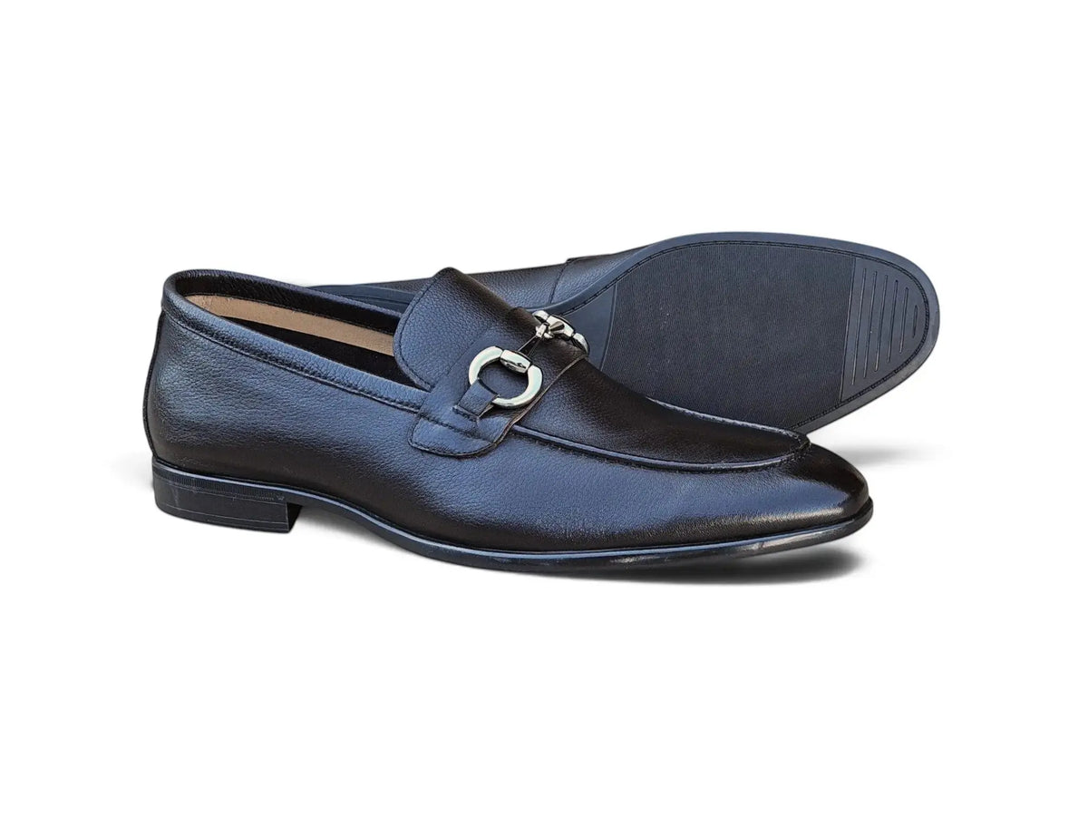 Como Men’s Leather Horsebit Loafer Carrucci