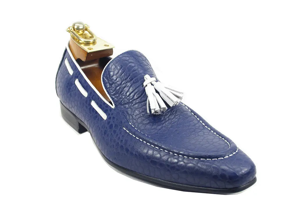 Contrast Tassel Loafer Carrucci