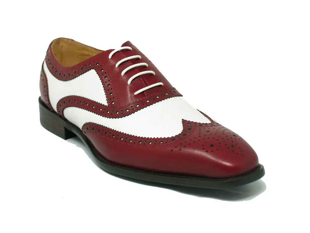 Contrast Two Tone Wingtip Oxford Carrucci