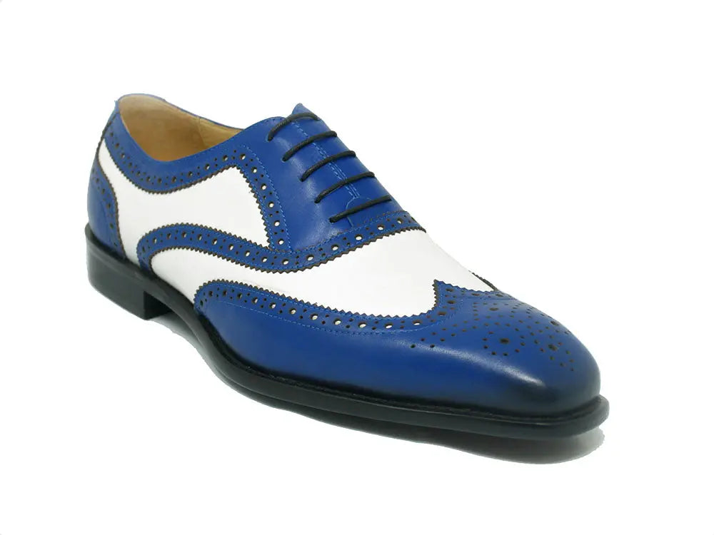 Contrast Two Tone Wingtip Oxford Carrucci