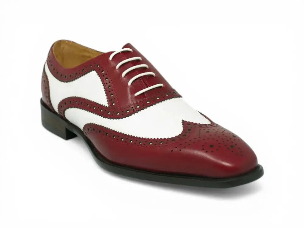 Contrast Two Tone Wingtip Oxford Carrucci