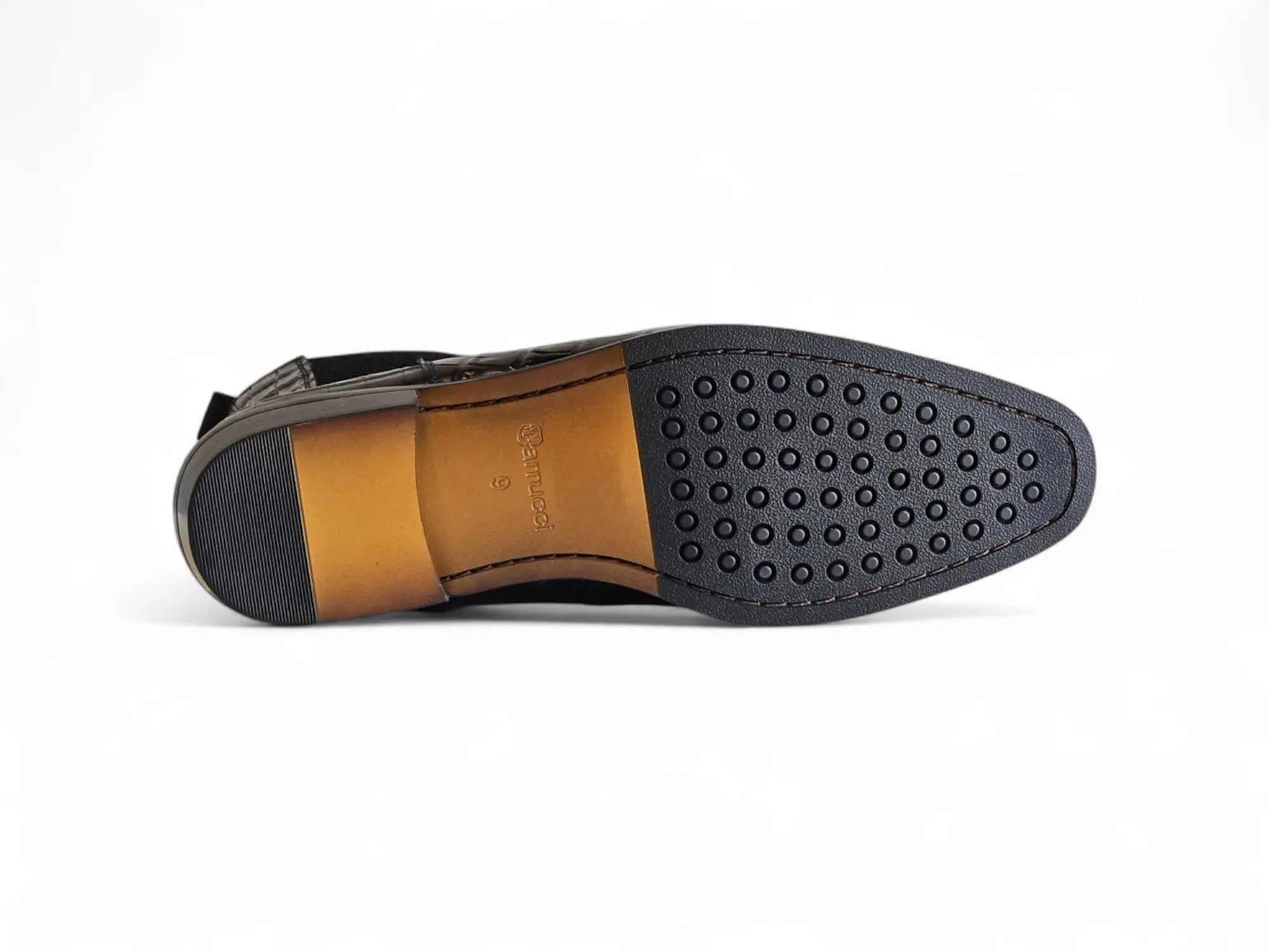 Crocodile Embossed Chelsea Boot Carrucci