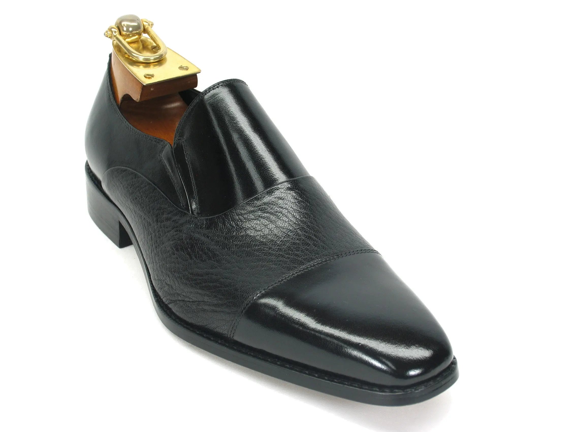 Deerskin Patent Leather Loafer Carrucci