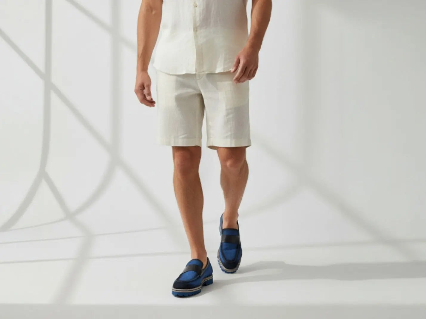 Denim Loafer in Lug Sole Carrucci