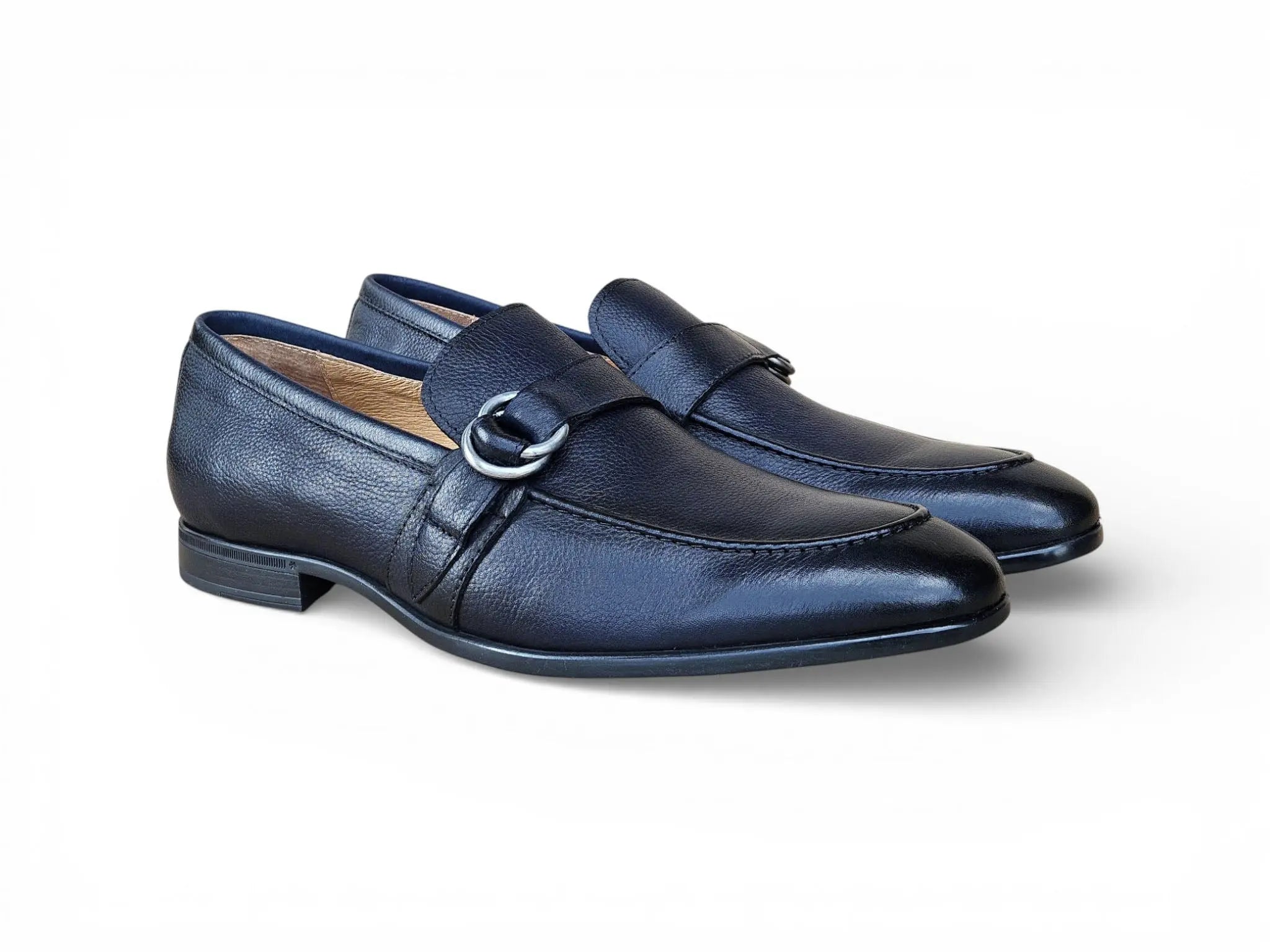 Double D-Ring Buckle Loafer Carrucci