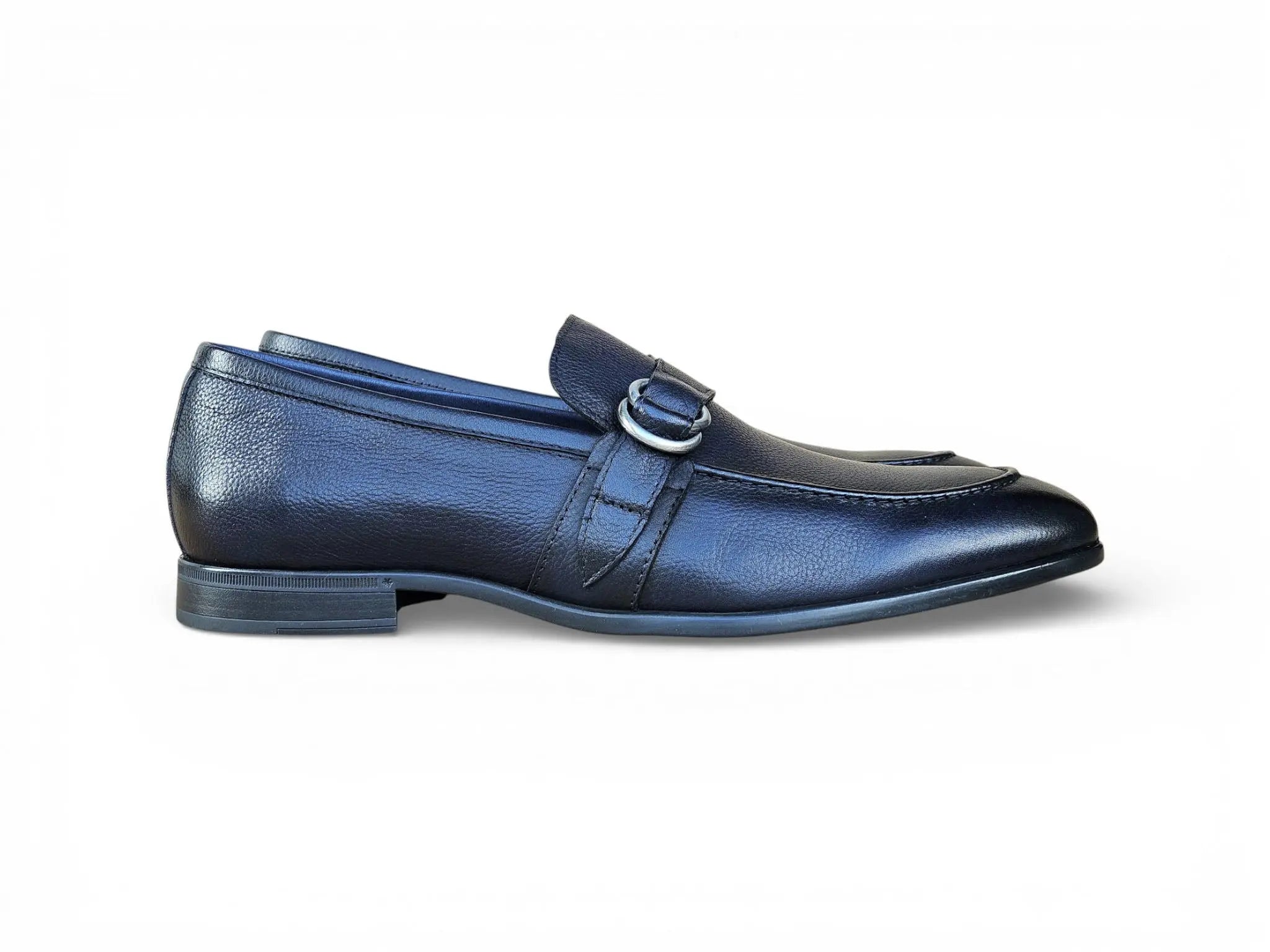 Double D-Ring Buckle Loafer Carrucci