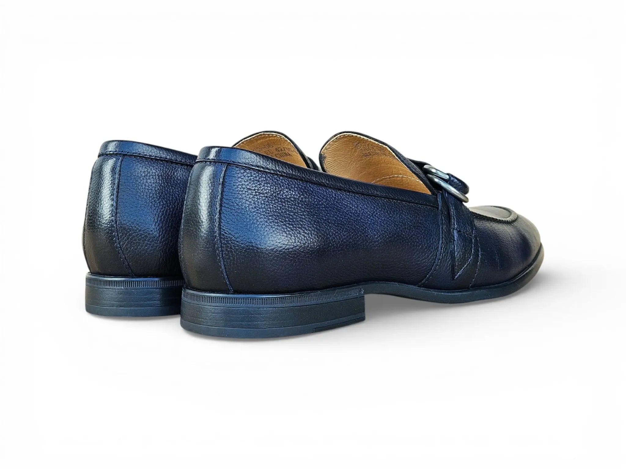 Double D-Ring Buckle Loafer Carrucci