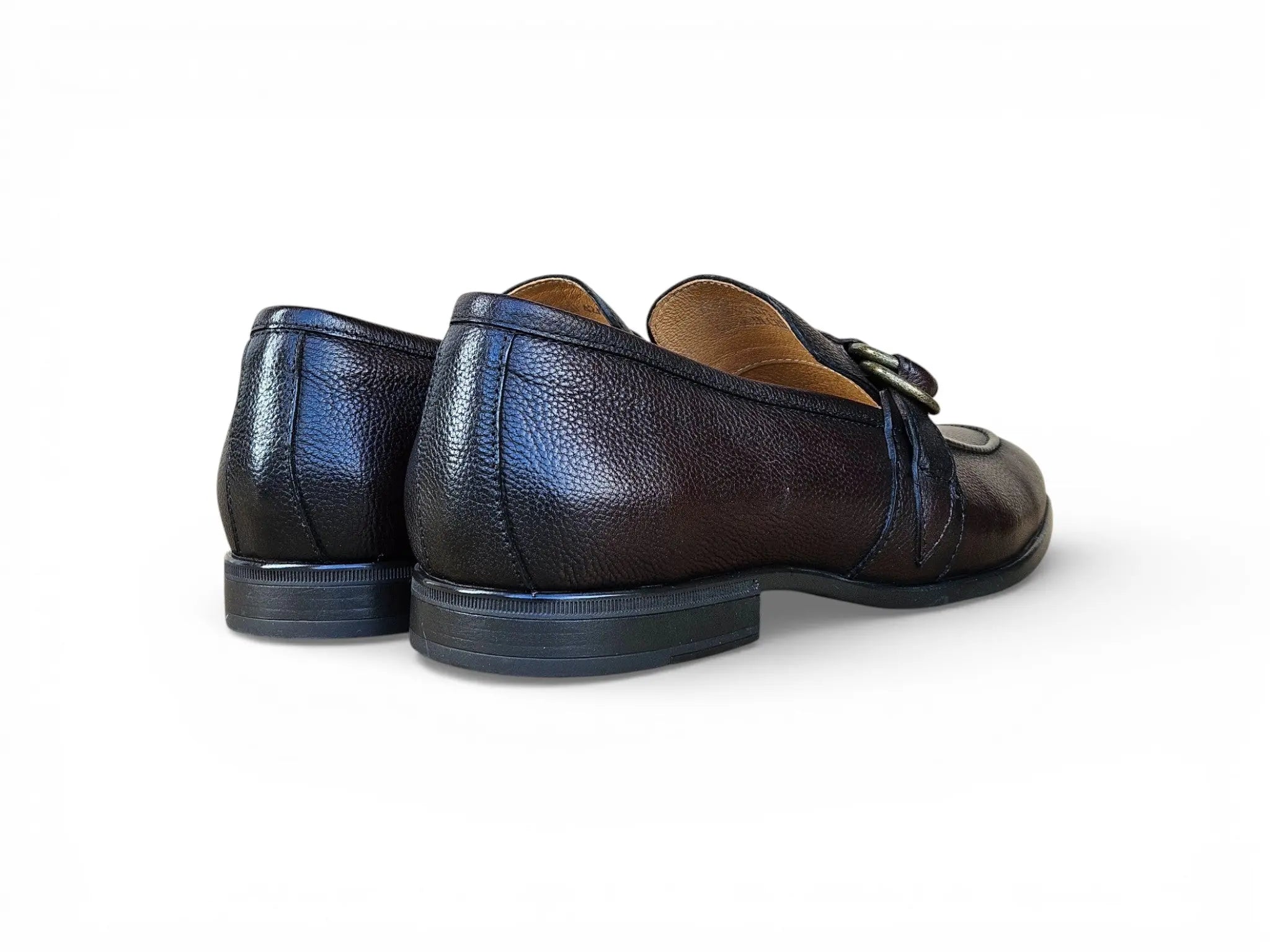 Double D-Ring Buckle Loafer Carrucci