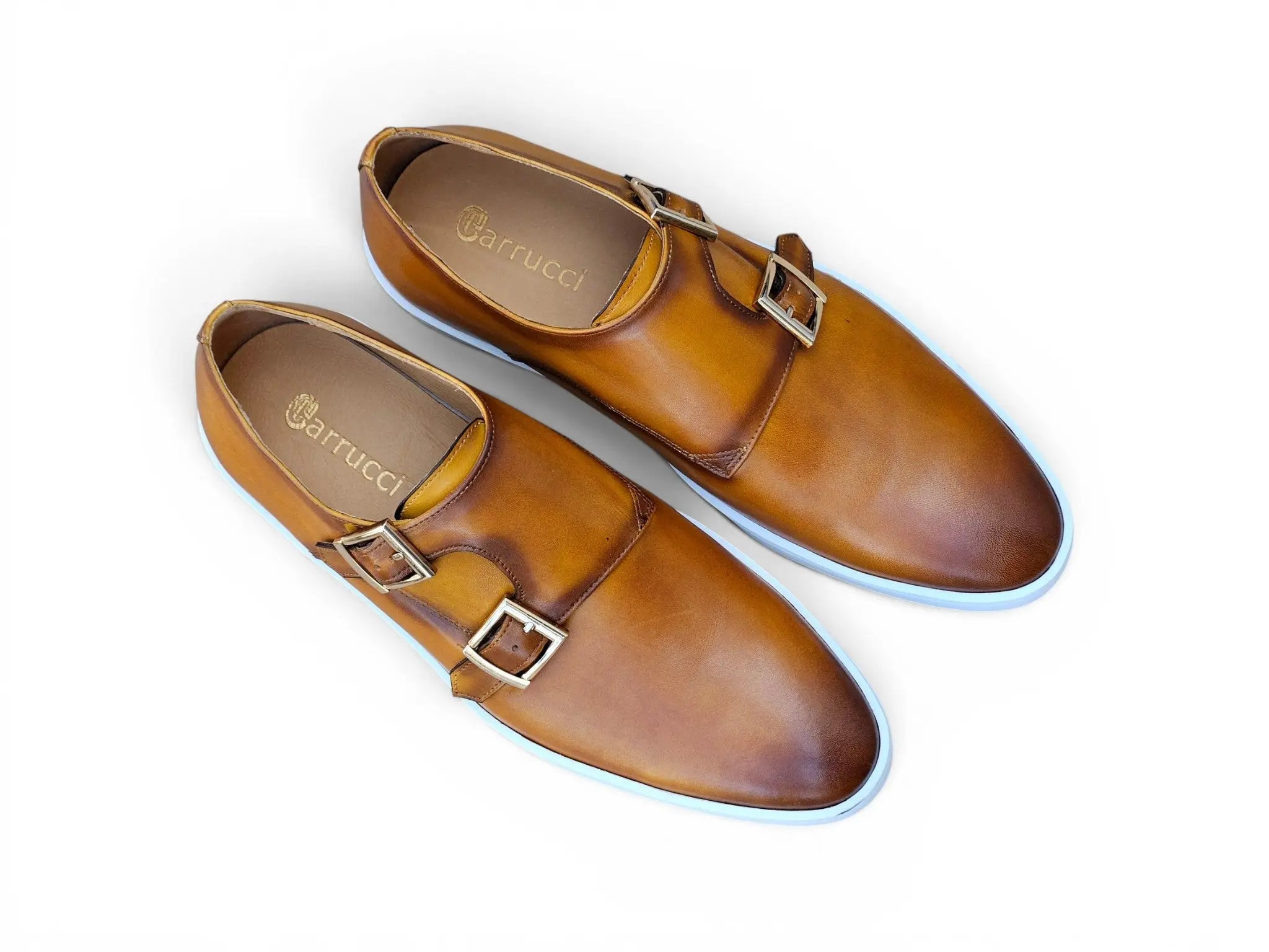 Double Monk Strap Leather Sneaker - Carrucci Shoes