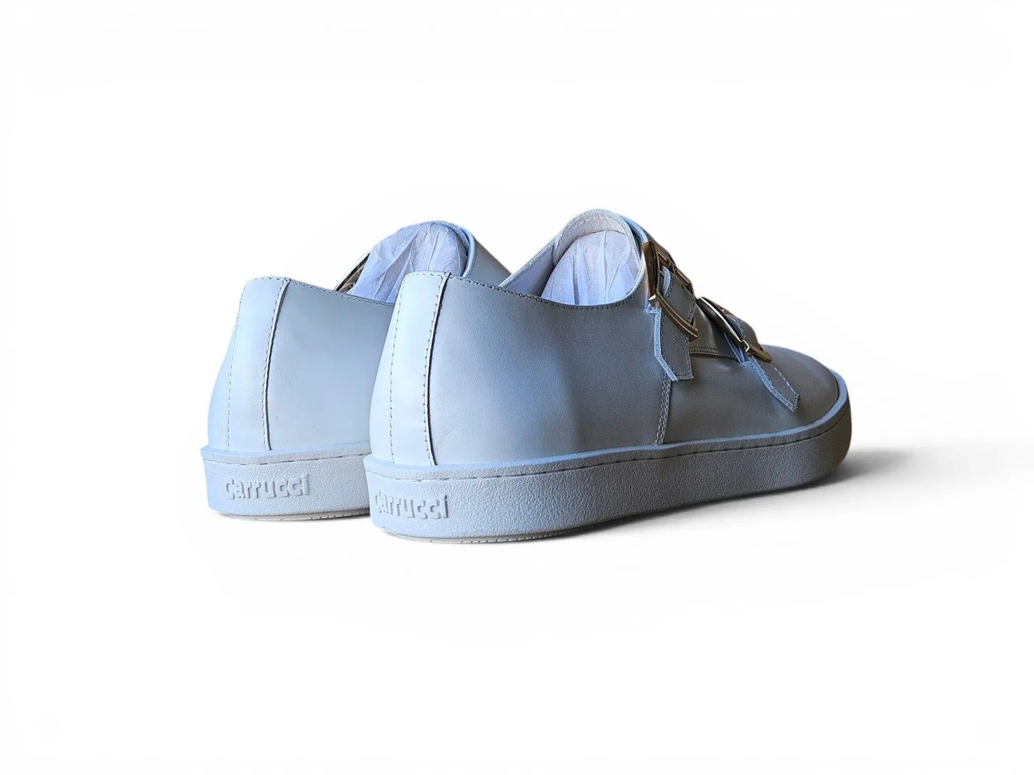 Double Monk Strap Leather Sneaker Carrucci