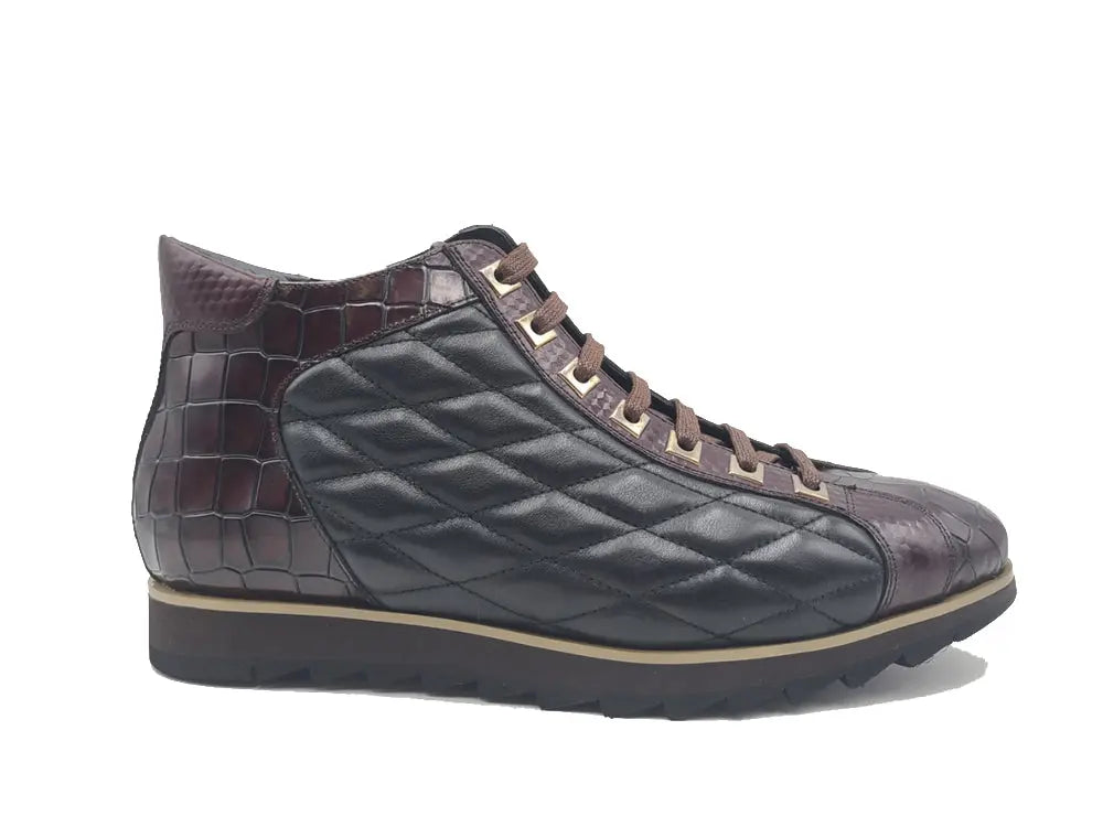 Embossed Alligator High Top Carrucci