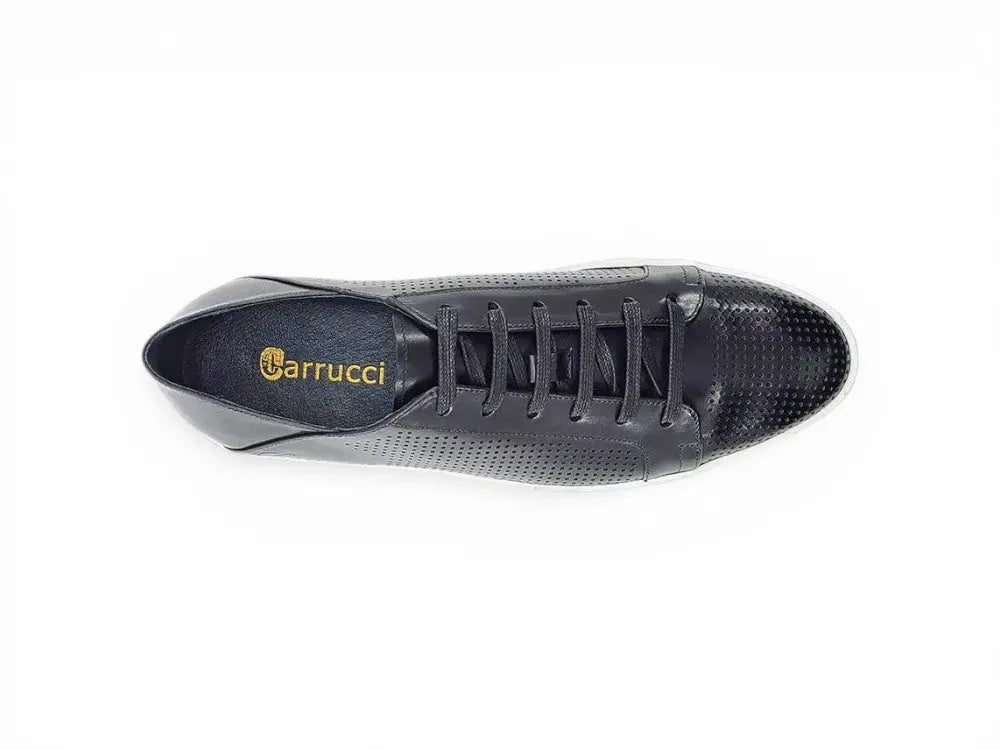Fashion Lace-up Leather Sneaker Carrucci