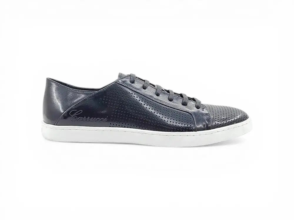 Fashion Lace-up Leather Sneaker Carrucci