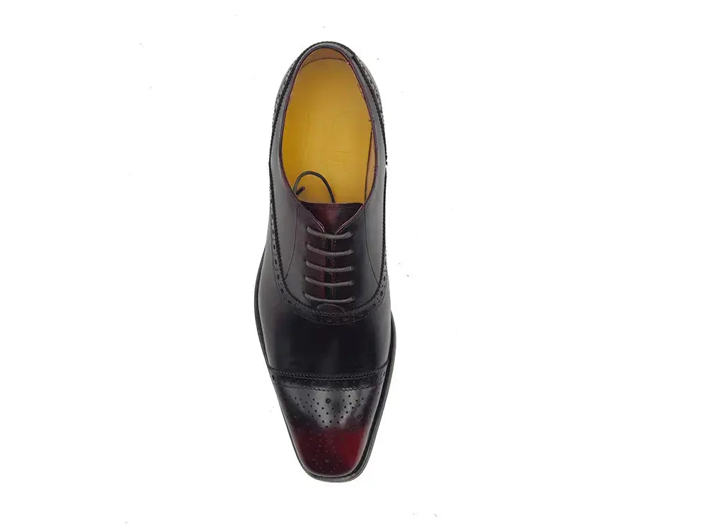 Five Eyelets Cap Toe Calfskin Oxford Carrucci