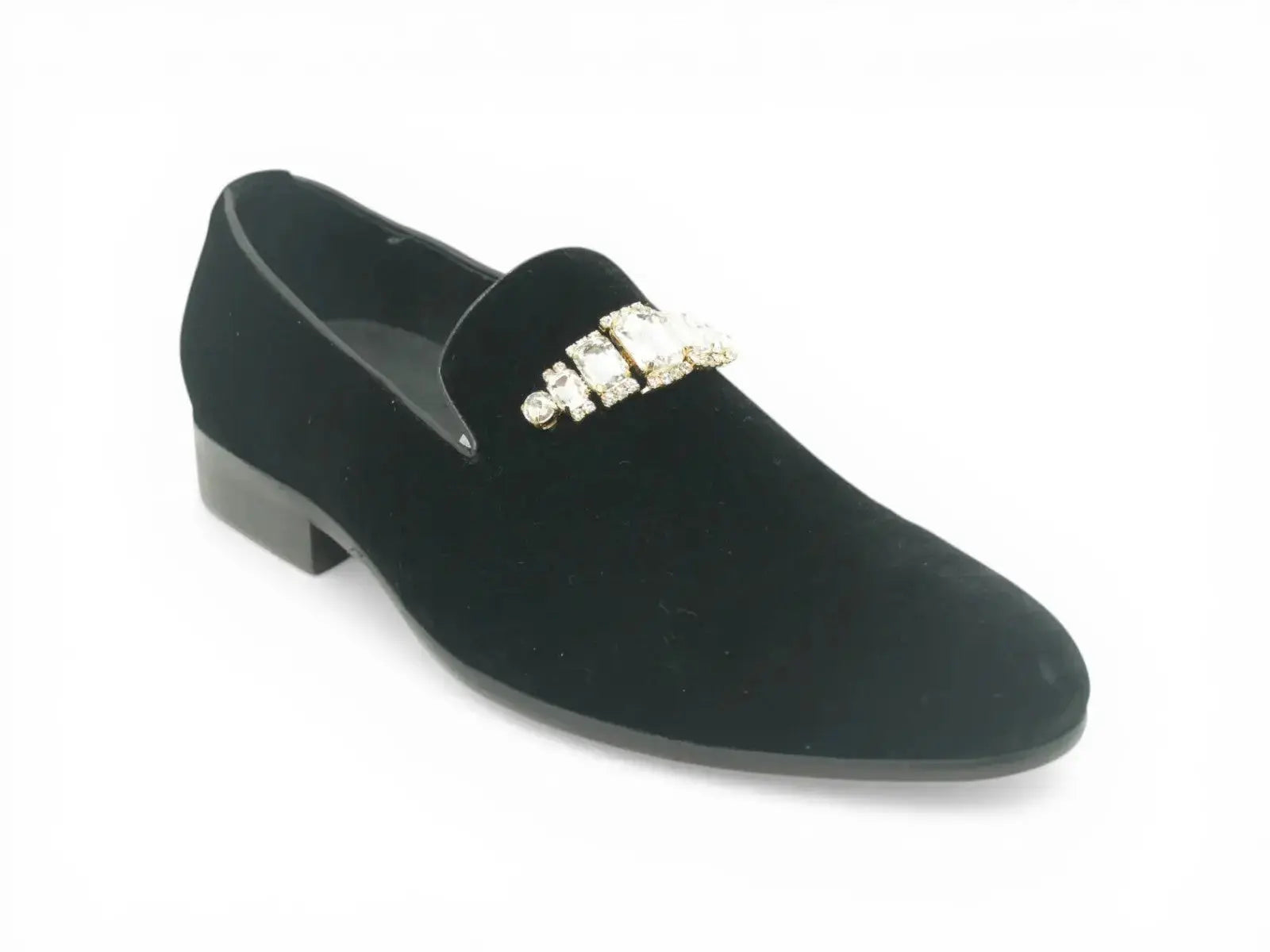 Formal Velvet Loafer with studs Carrucci