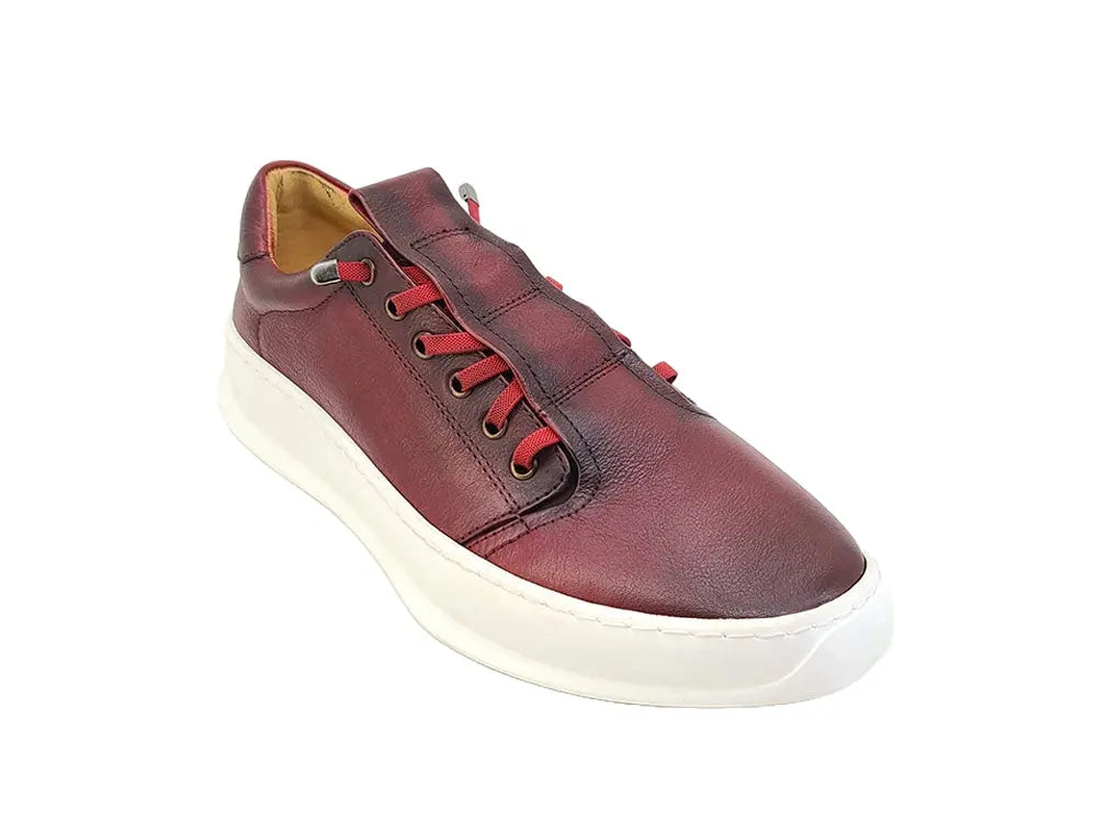 Genuine Calfskin Slip-On Sneakers Carrucci