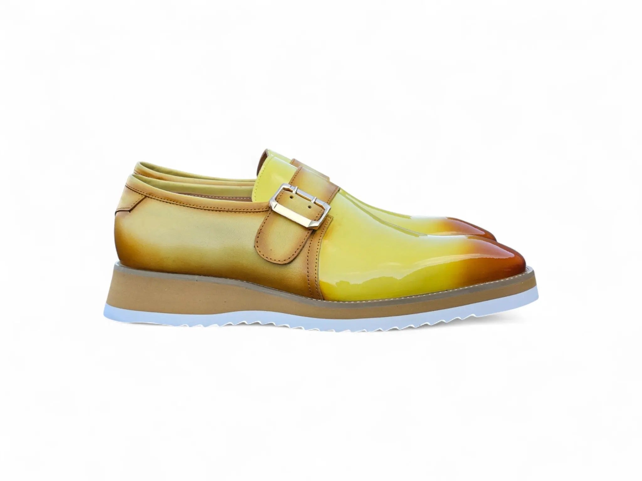 Gorgeous Patent Leather Monkstrap Slip on Carrucci